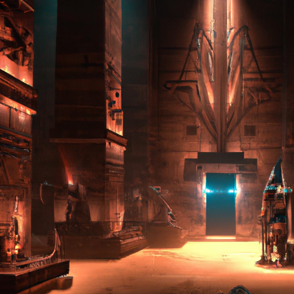 Necromancer Lair in Ancient Egypt
