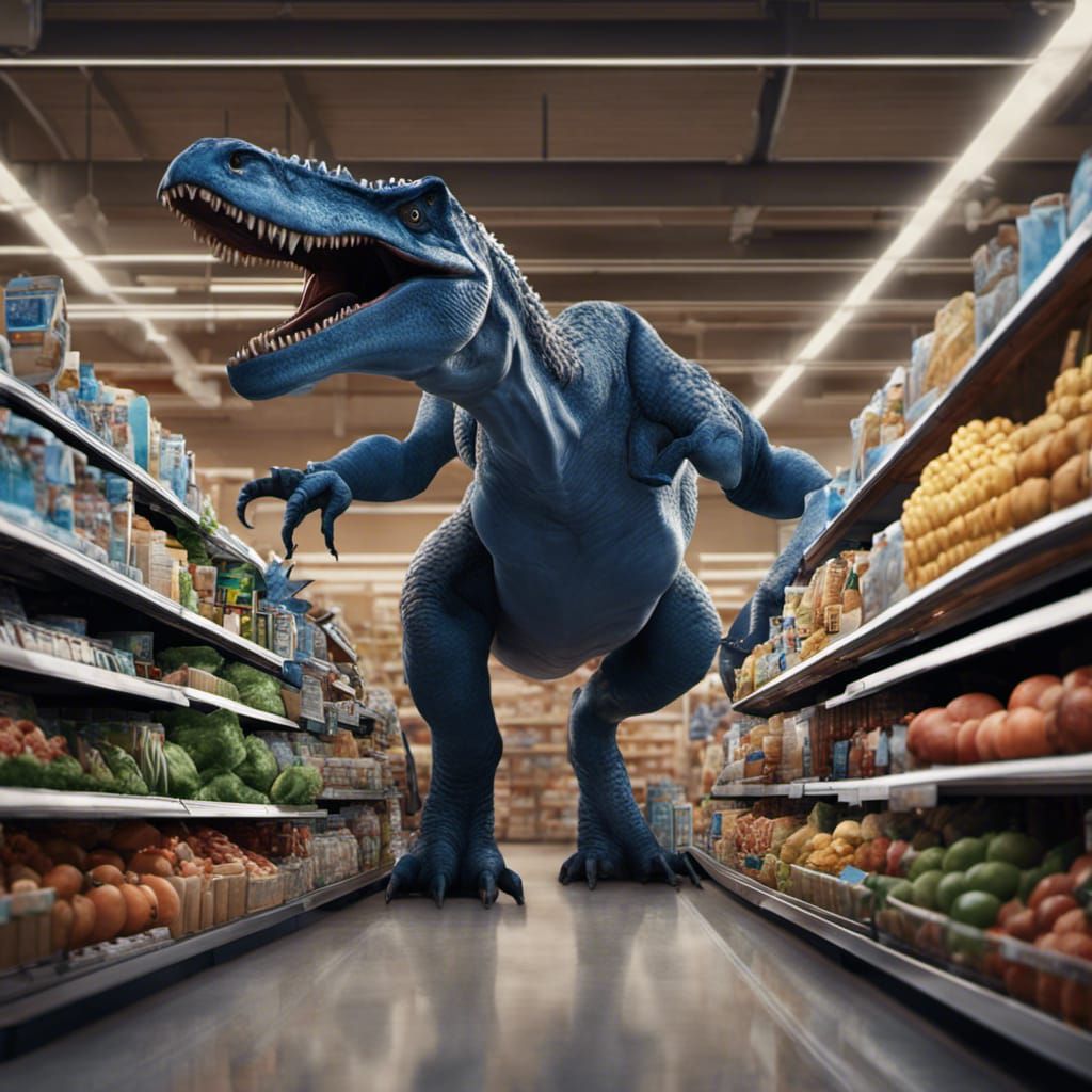 The supermarket is closing in 5 minutes! 🛒