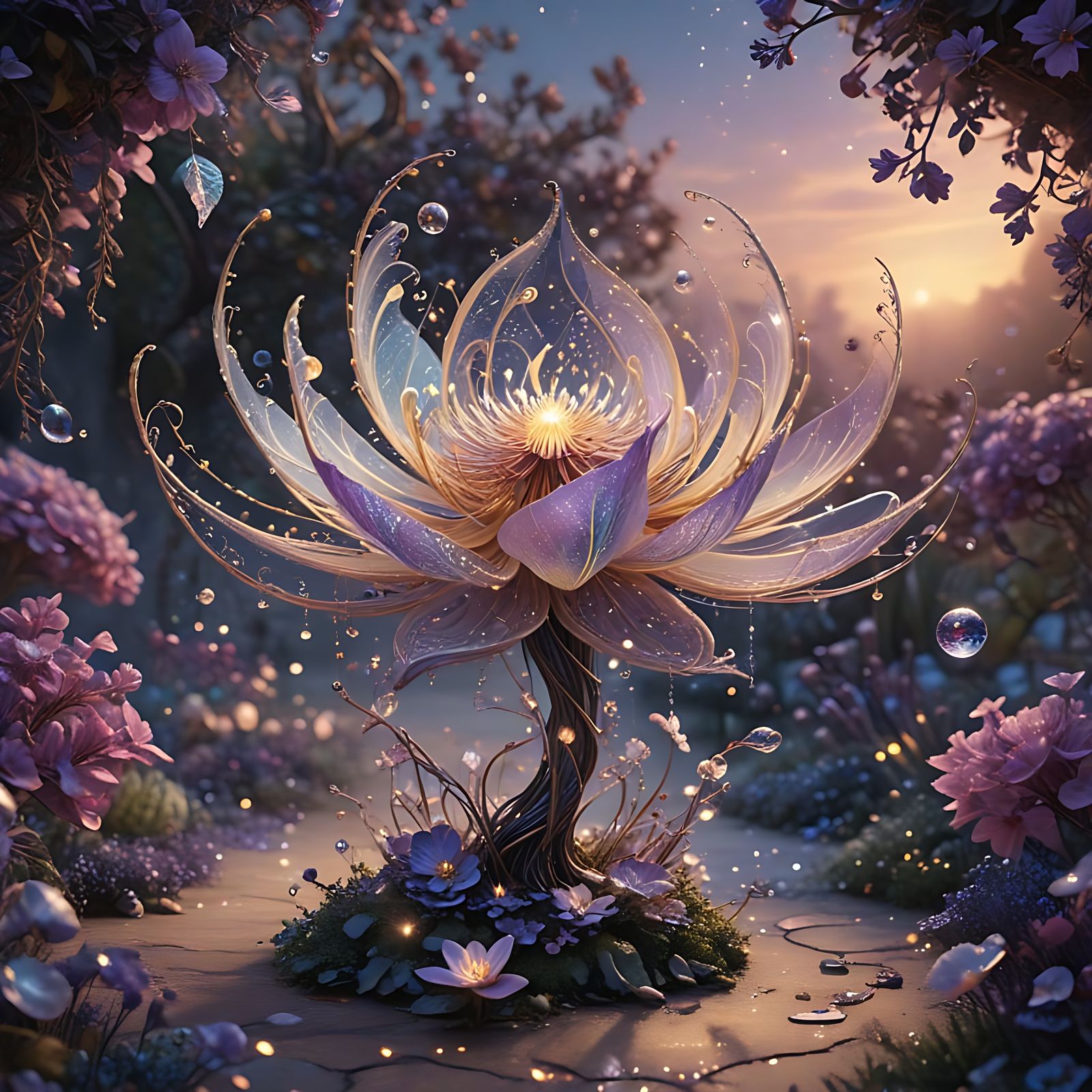 Celestial Dreamweaver Blossom  by @El Sombro