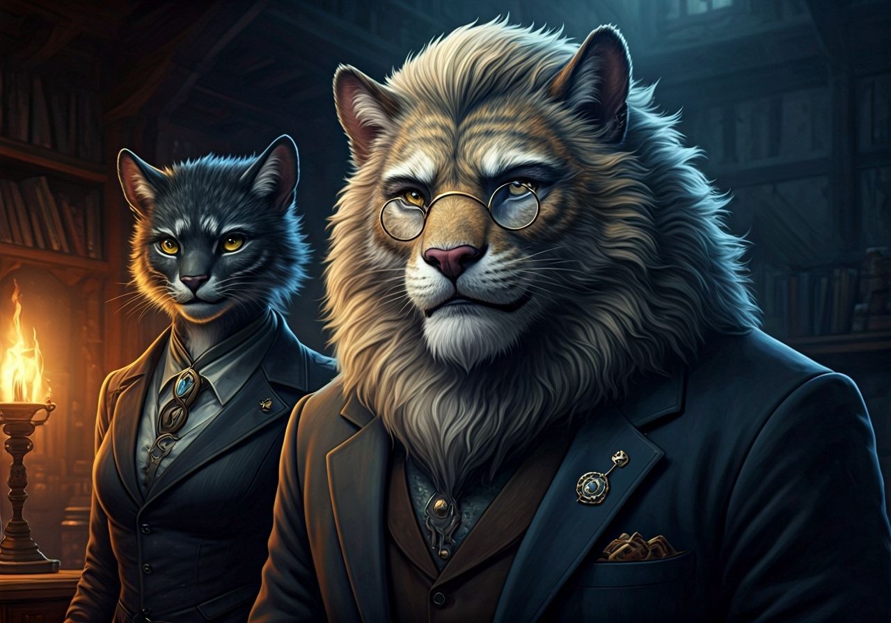 The Duke; Duke Narrash Plainstalker and Polette  by @SS76