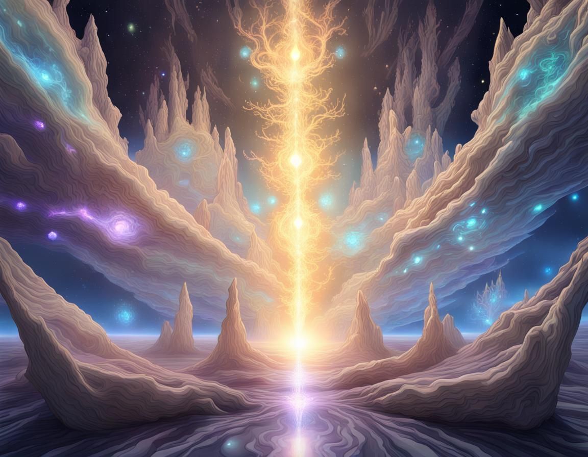 Within the astral expanse