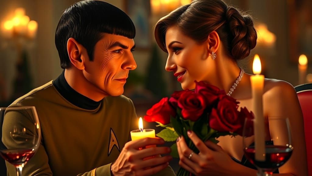 Spock in Love: A Moment Beyond Logic  by @Miriam Cunha