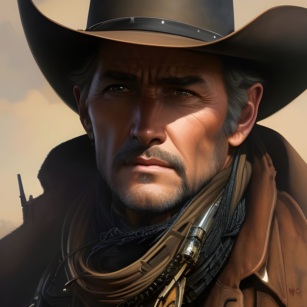 Old West Gunslinger - AI Generated Artwork - NightCafe Creator