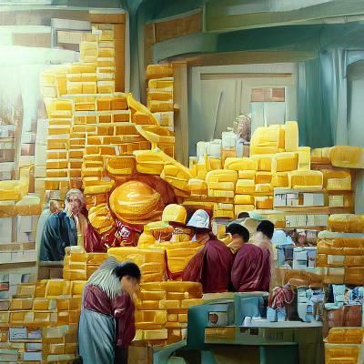 The Great Wall of China of cheese