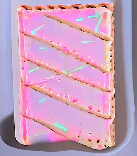 80s synthwave cyberpunk poptart flavor