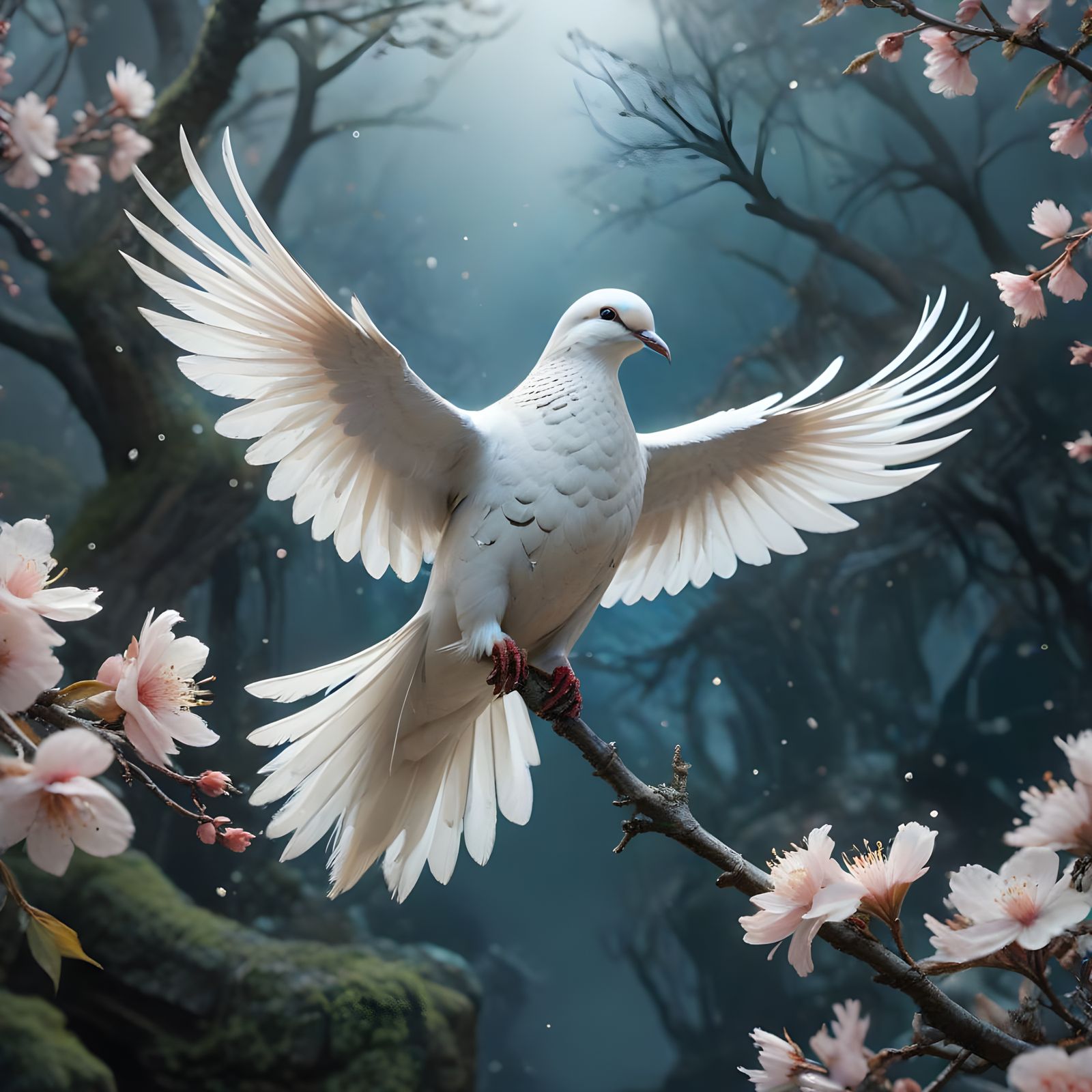 White Dove  by @Lusion