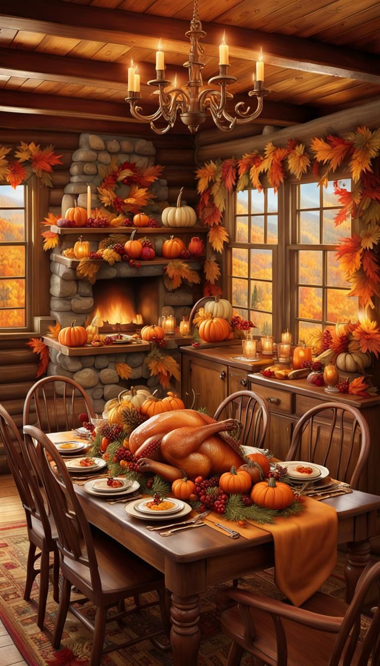Thanksgiving at the Cabin