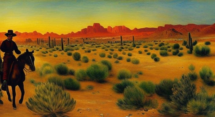 Cowboy landscape