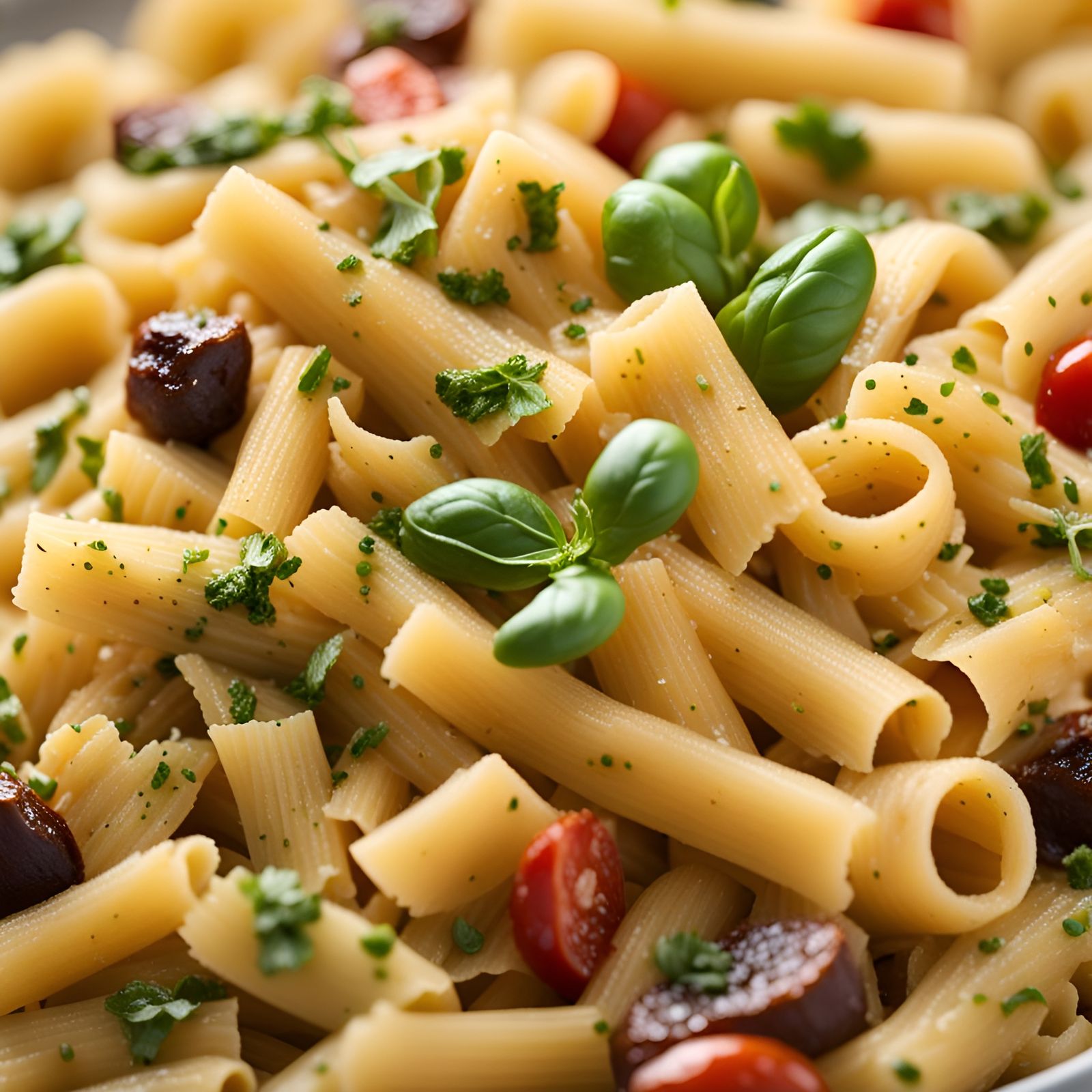 Professional macro photograph of traditional delicious looking pasta dish  by @viisipuu
