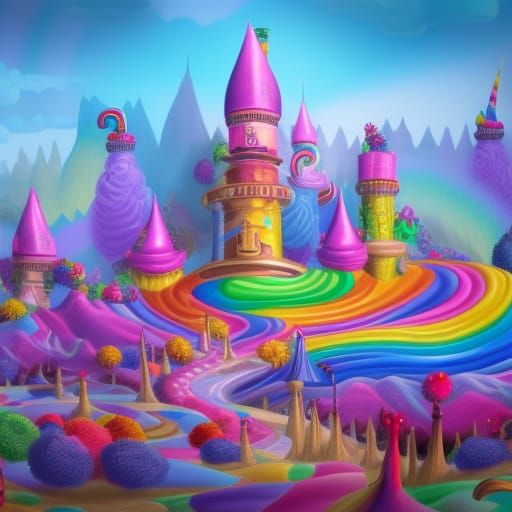 Candy land castle
