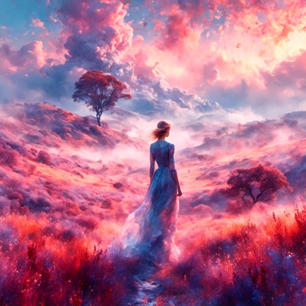  <lora:Dreamscapes:1.0> In the silence, echoes linger