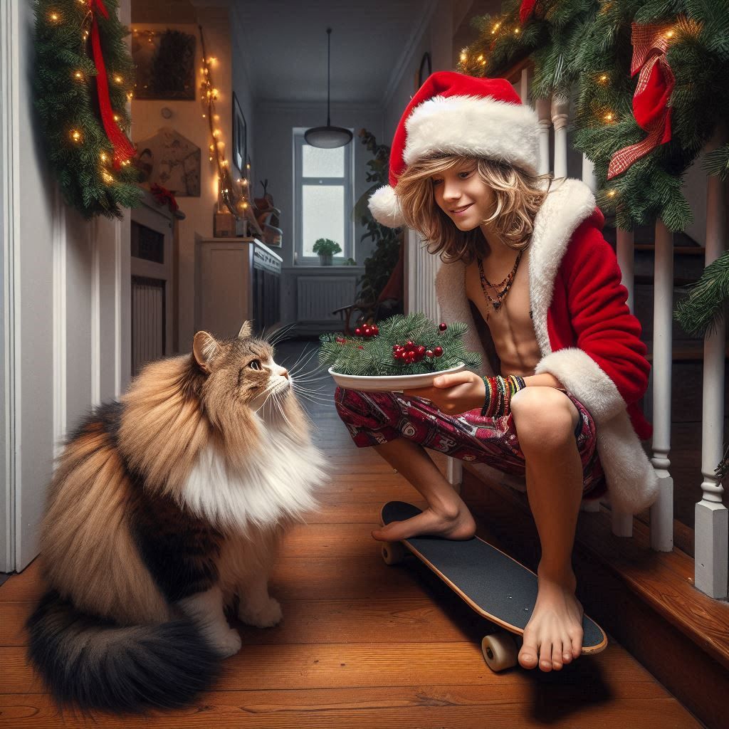 christmas  skater
