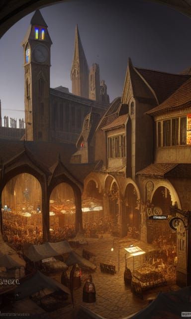 Medieval market