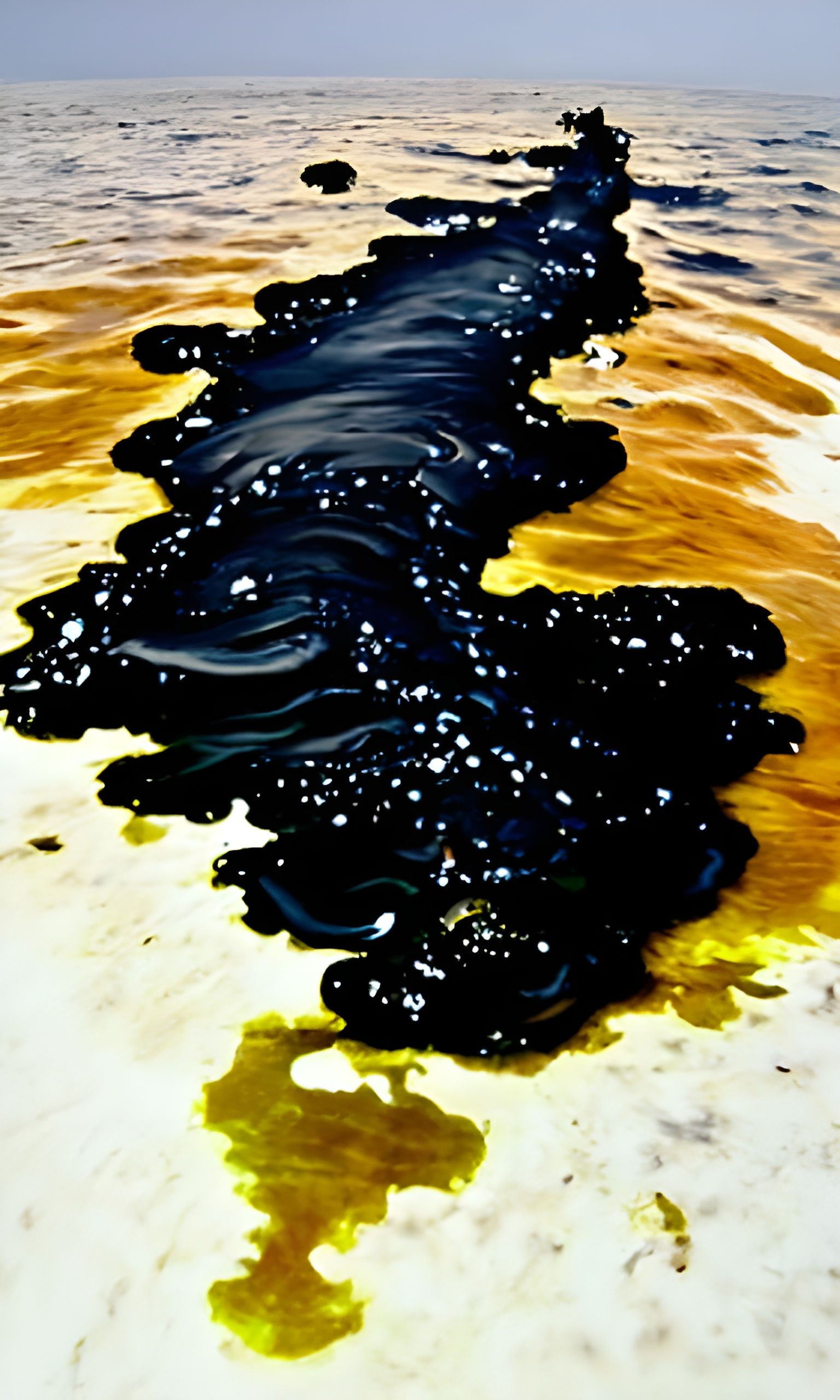 Inky spill of the stars