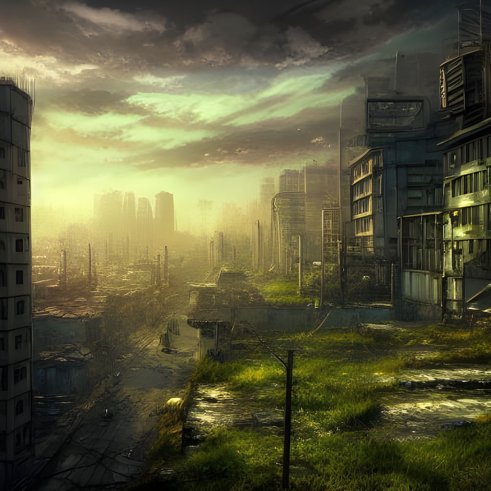 Post apocalyptic city  undefined