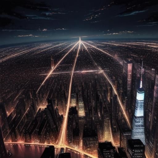 The Power Grid Of A New York City Night!