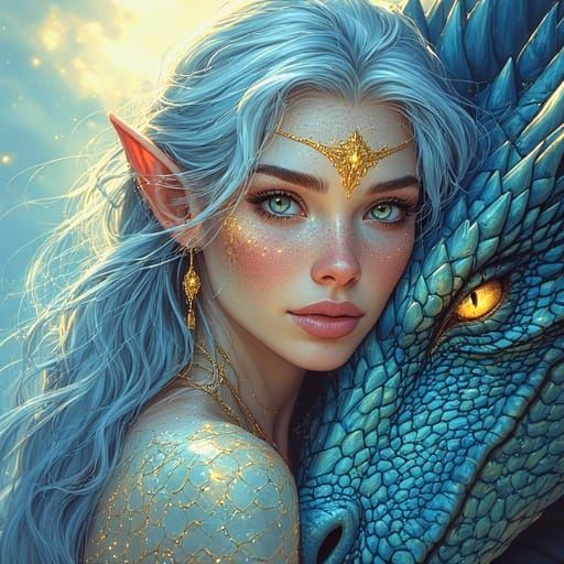 Elf and Dragon