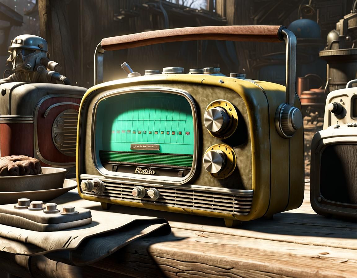 Fallout vintage technology  by @denbox1