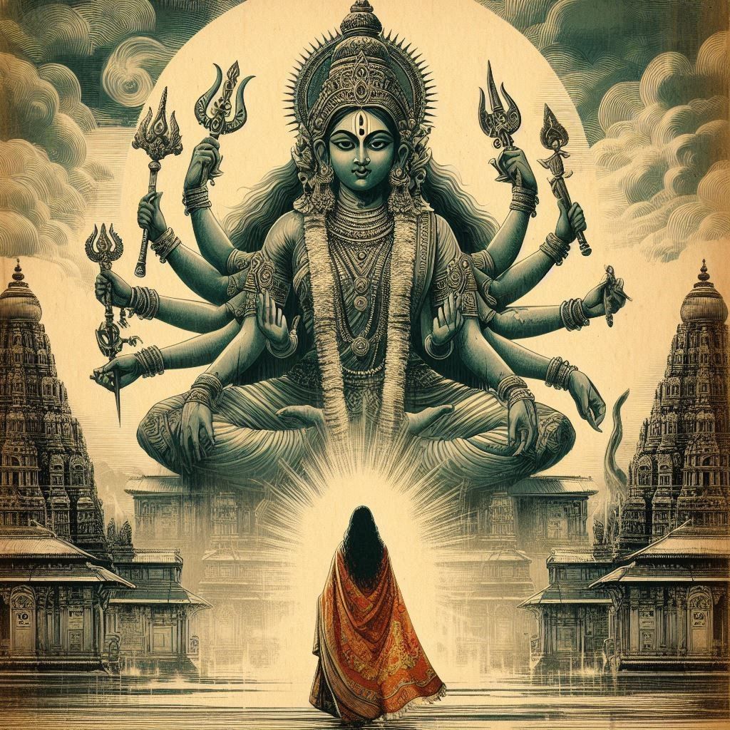 Brihadesvara temple with Kali