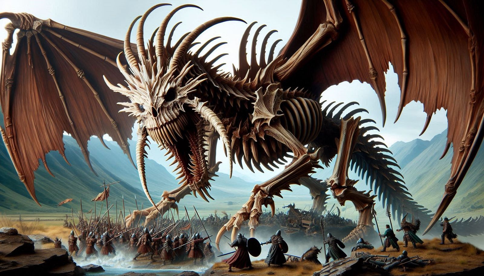 Fight to the Death with the Bone Dragon