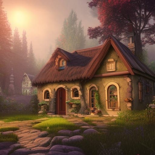 Cottage in the woods