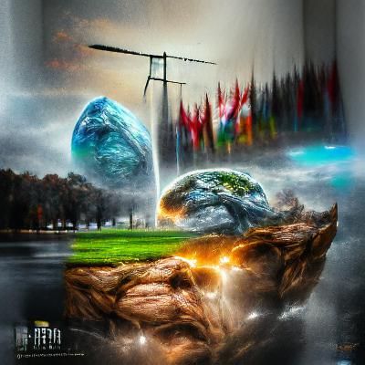 The earth is being crushed