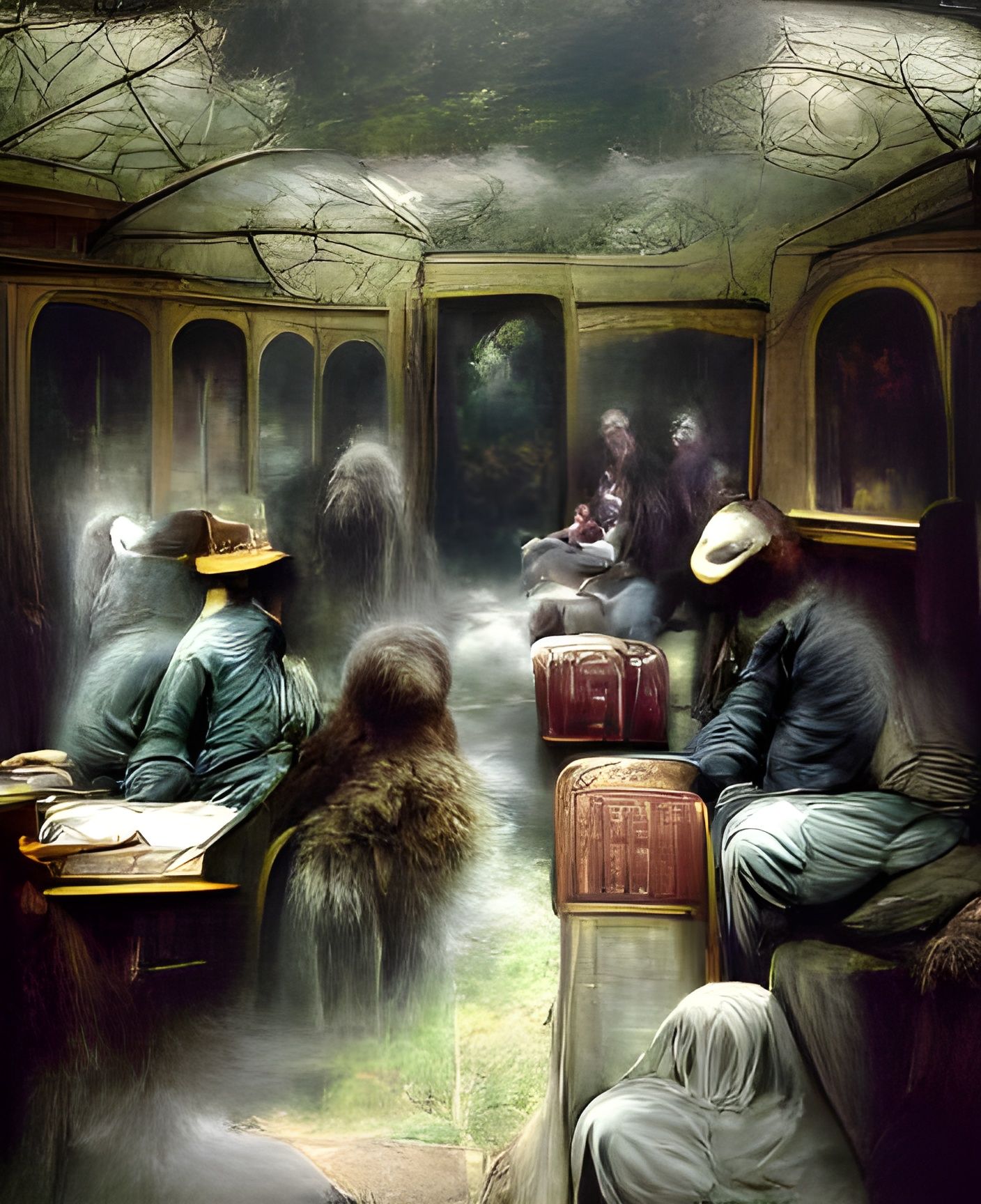 Ghostly travelers