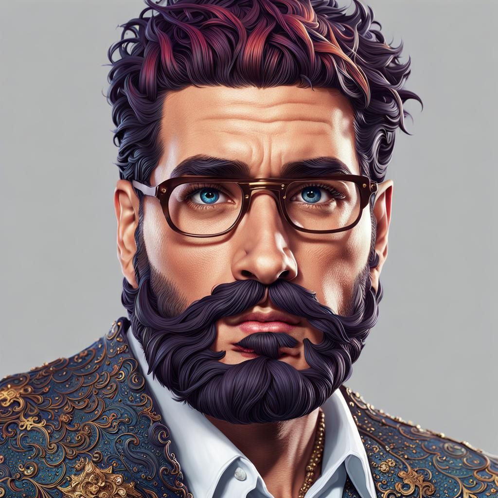 Hooded Inquisitor: Detailed Matte Painting