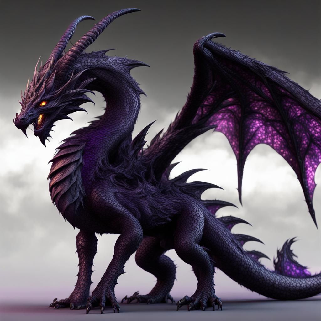 Violet Lace Dragon