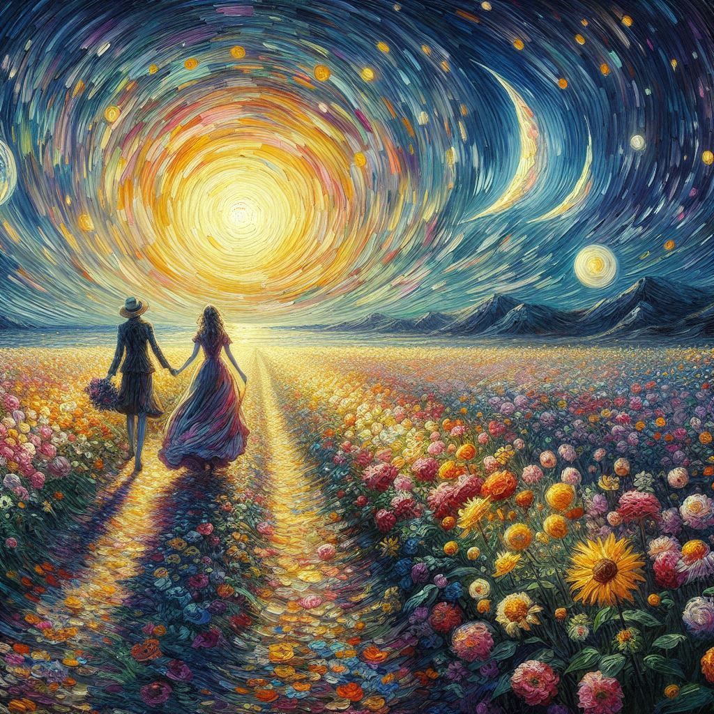 Enjoying a walk together