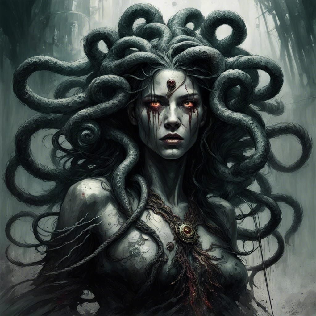 Medusa - AI Generated Artwork - NightCafe Creator