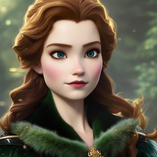 Lady In The Woods - AI Generated Artwork - NightCafe Creator