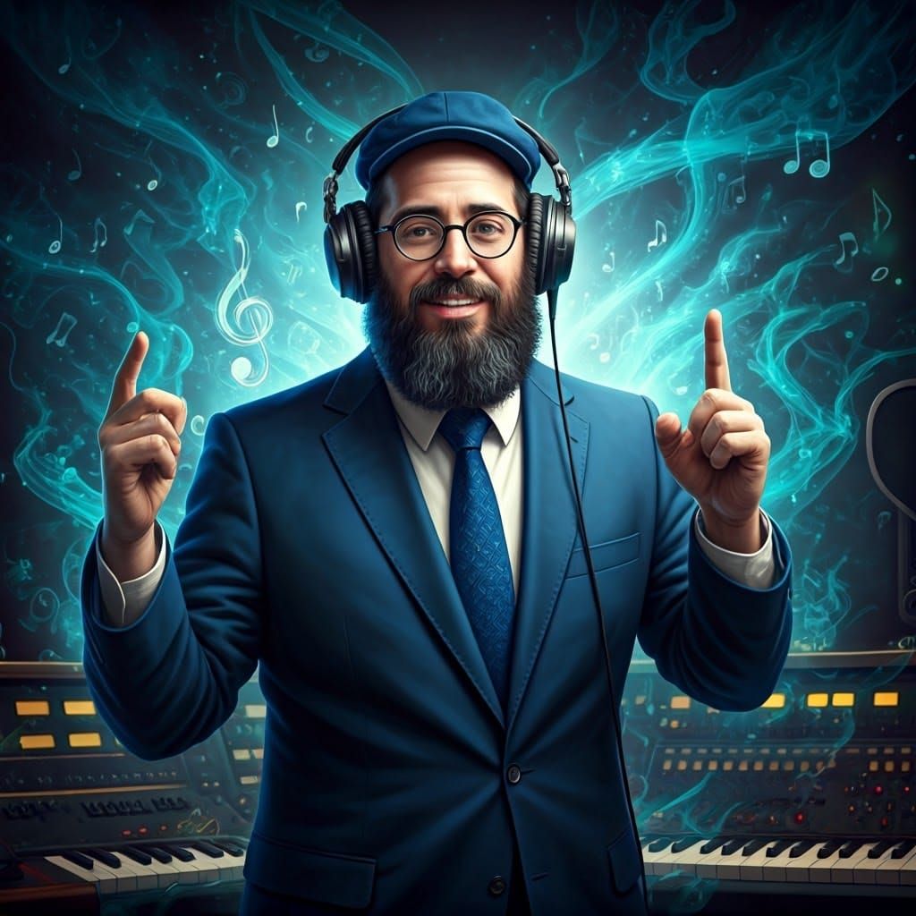 Ultra-Orthodox Singer in Fantasy Recording Studio