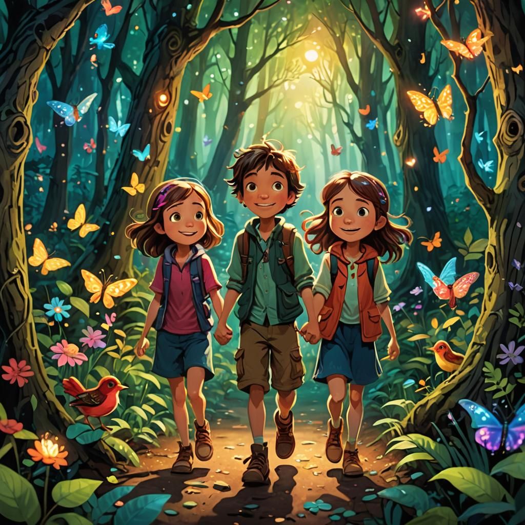 Three Musketeers of the Mystical Woodland  by @Mark_Loves_Coffee_