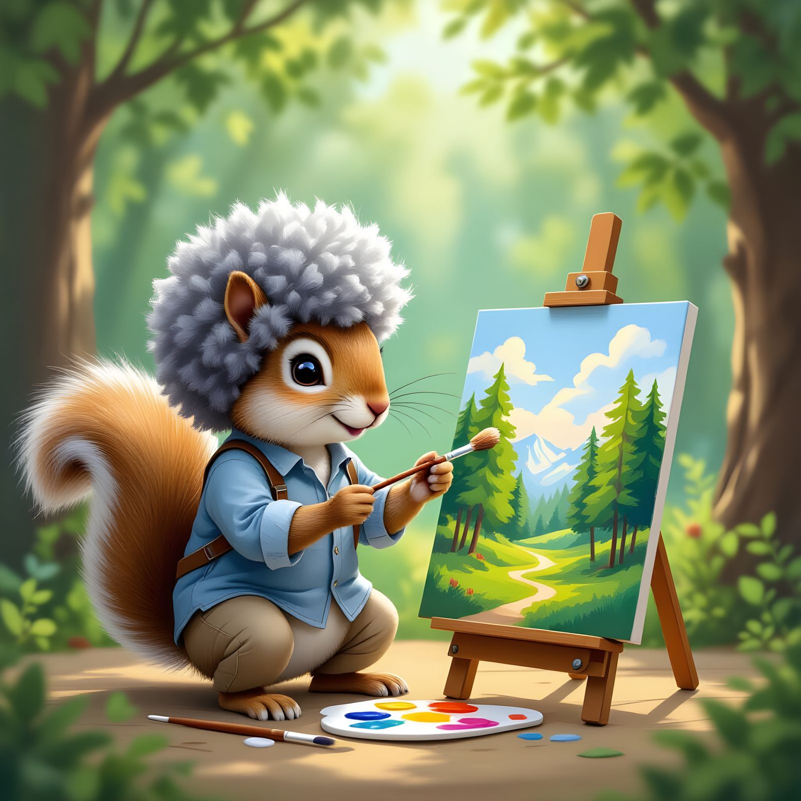 Squirrel Ross  by @Laevos