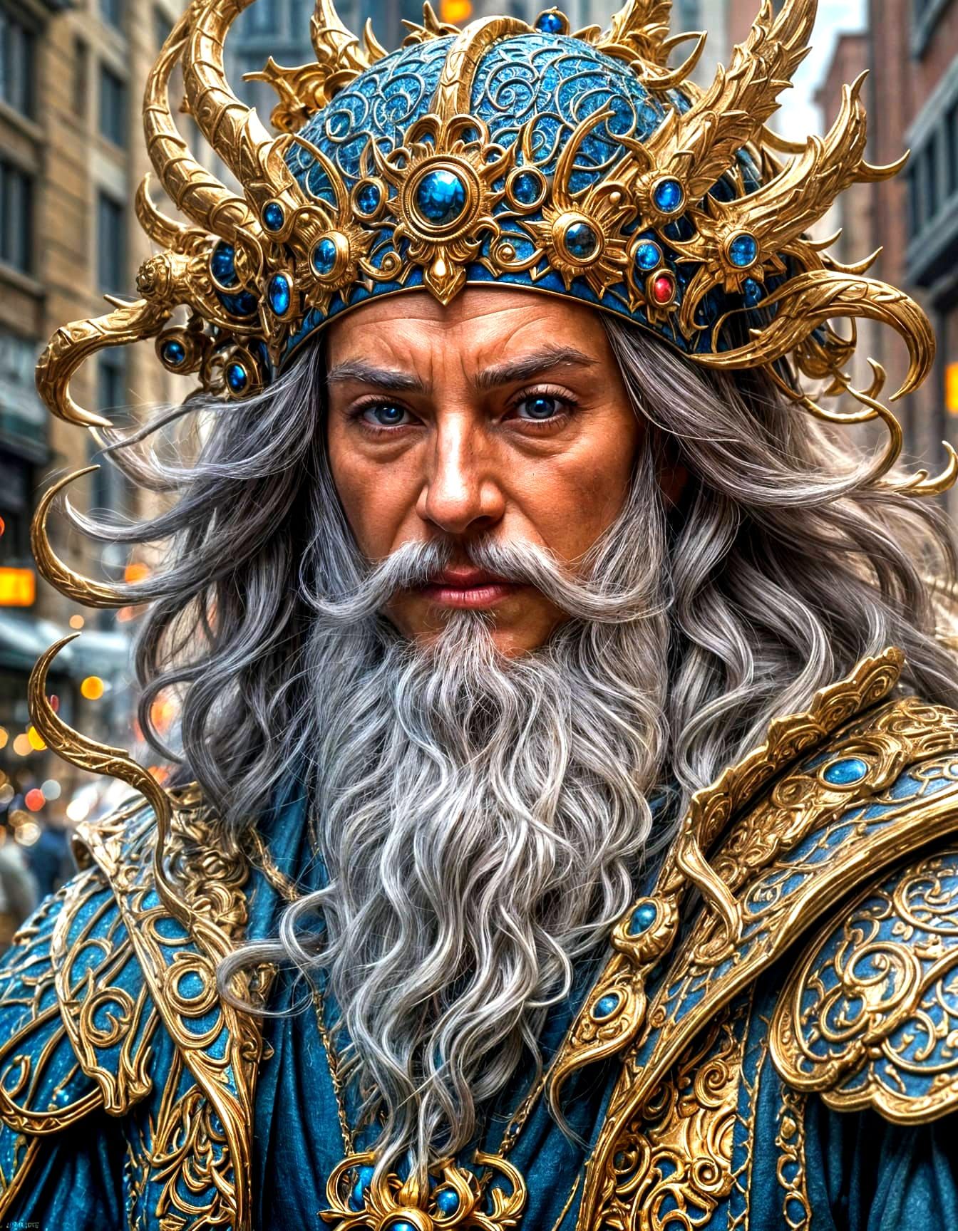 Masterpiece Monday
"Medium close-up, Powerful sorcerer in do...