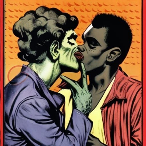 Vampire Men Kiss