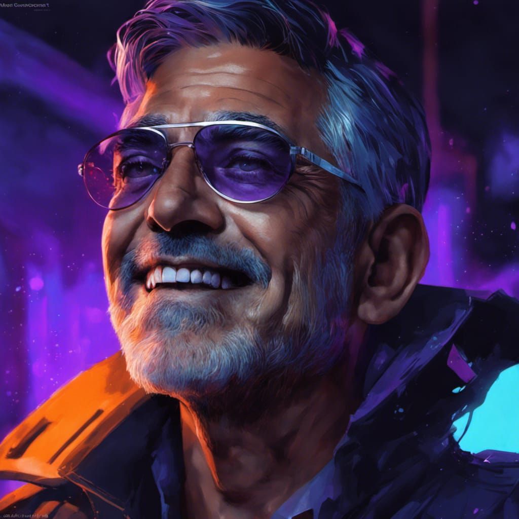 George Clooney - AI Generated Artwork - NightCafe Creator