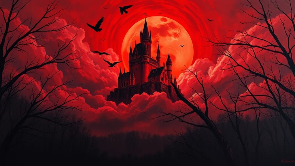 Red Castle in the Clouds