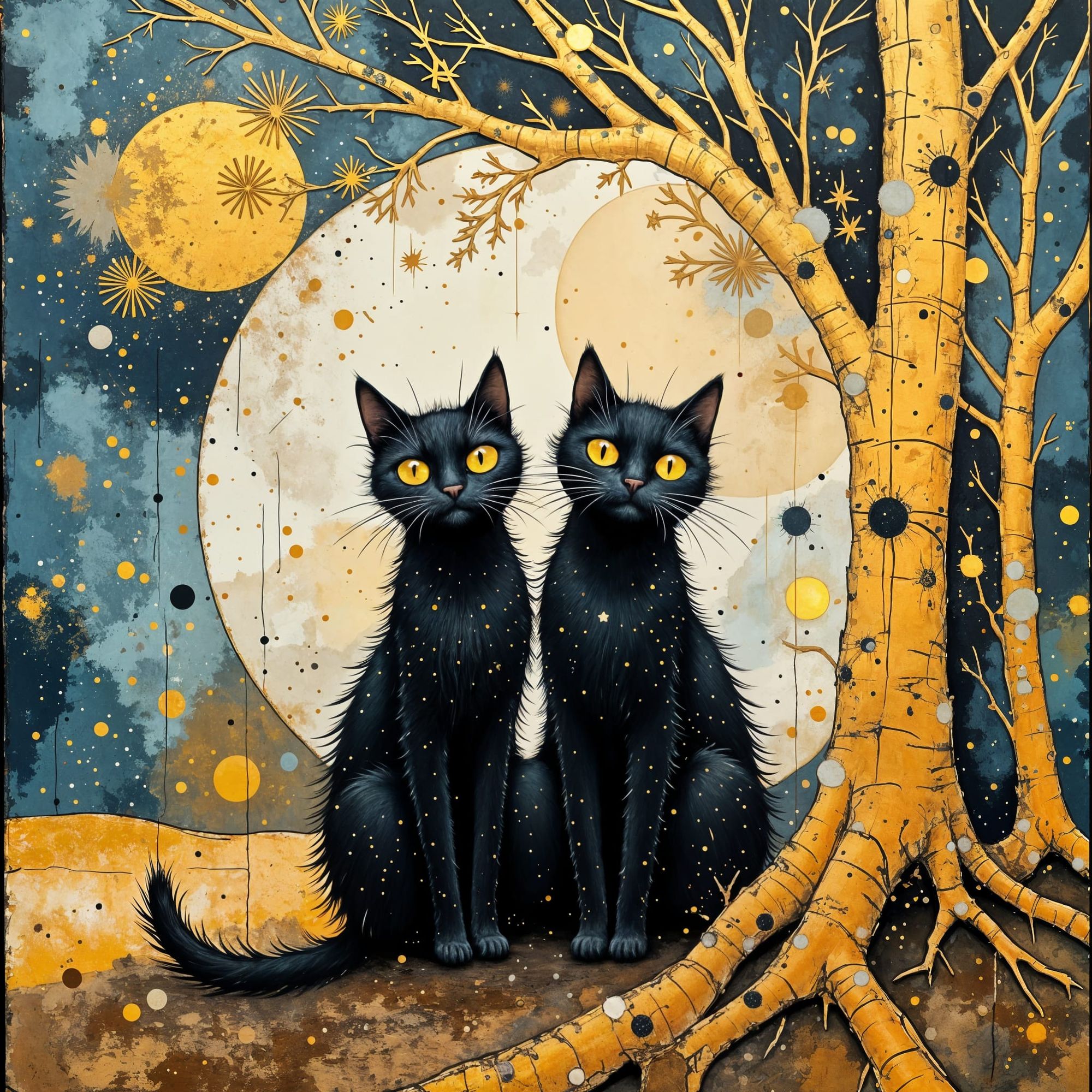 Black Cats in the the hidden glade (3)