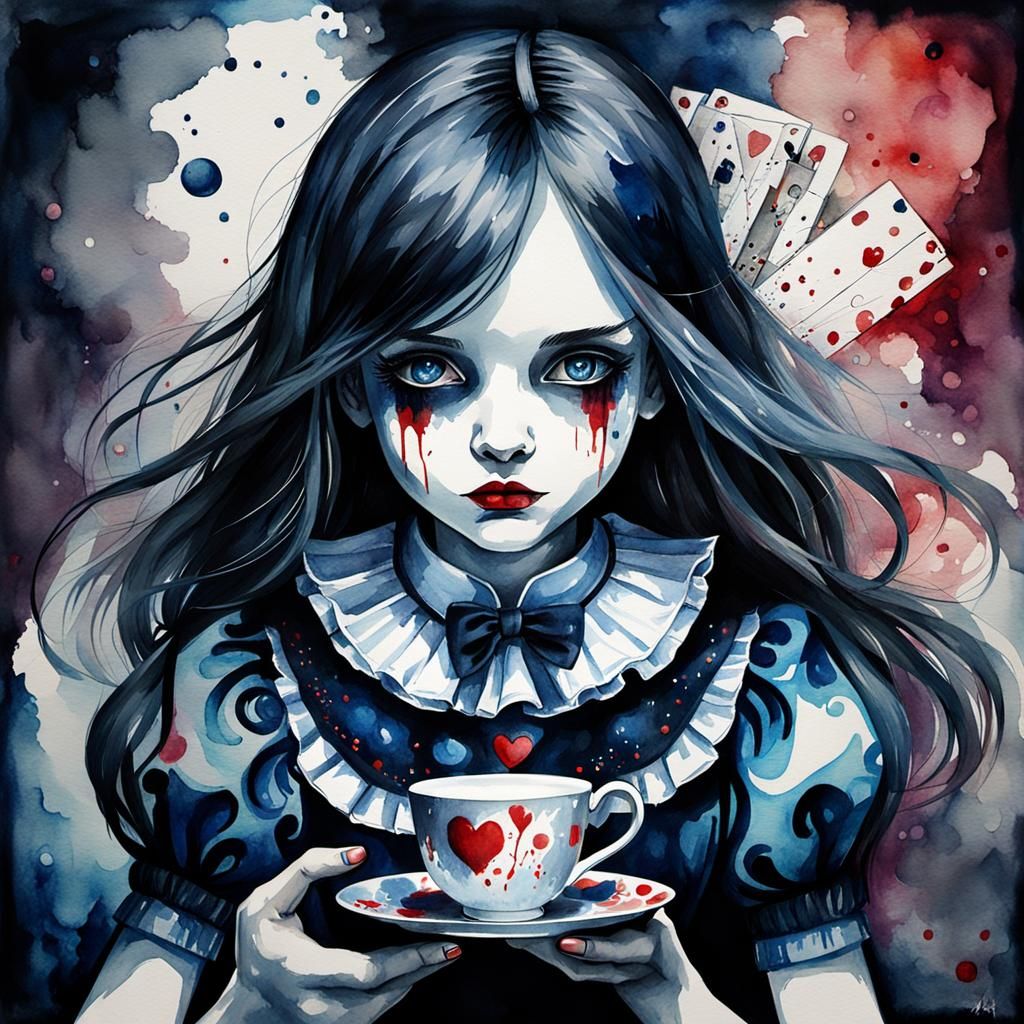 Dark Alice e - AI Generated Artwork - NightCafe Creator