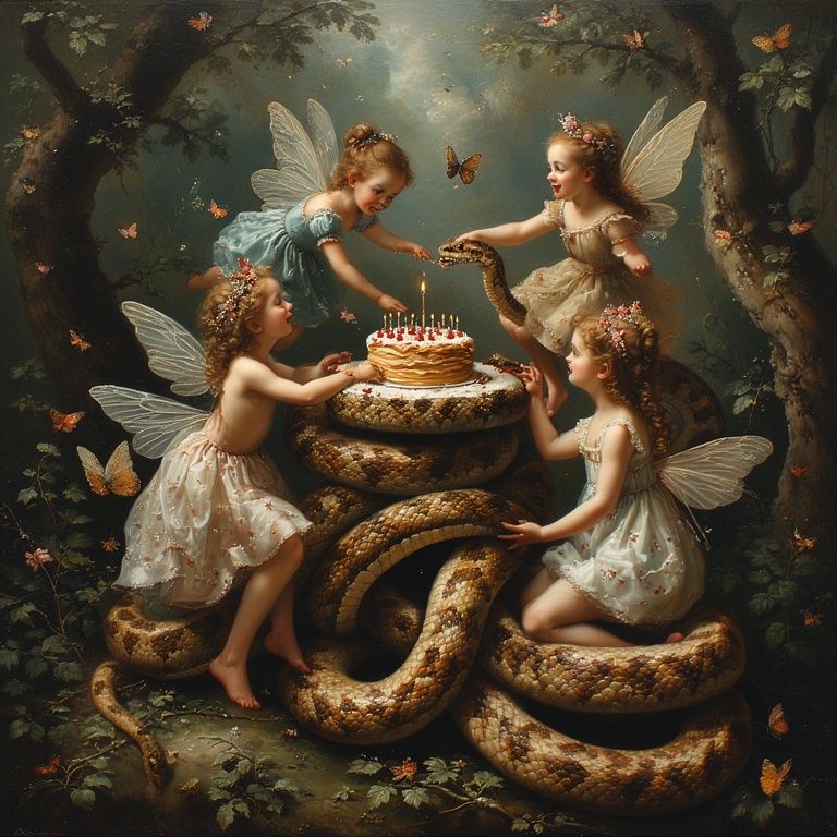 Birthday party in a snake pit