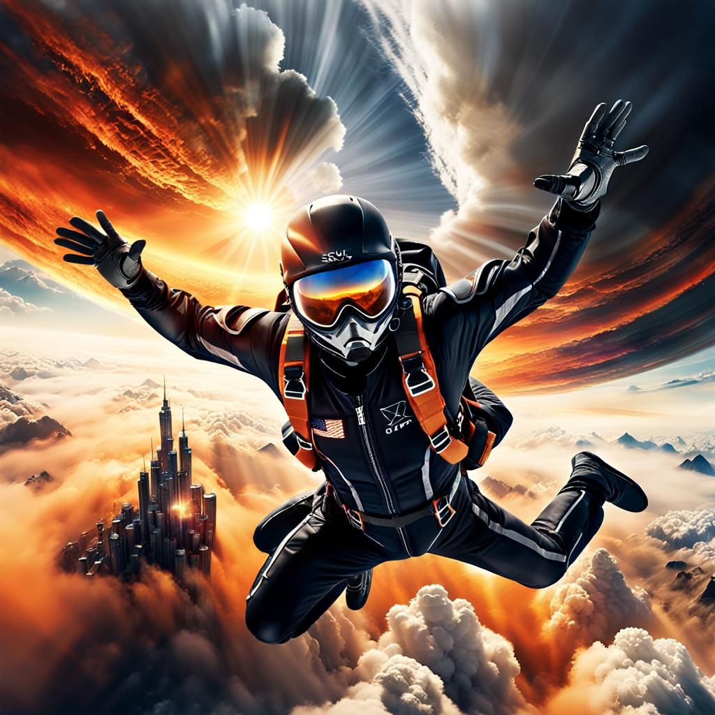 Skydiver   by @Suzaenne