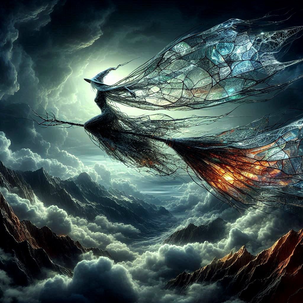 Stained glass witch series