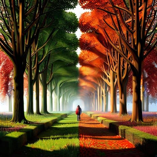 The Four Seasons: Spring Summer Fall Winter  by @Gnosis8887