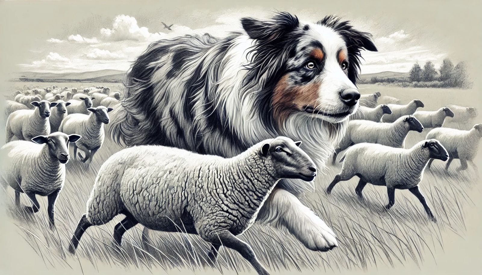 Guardian of the Flock: Shepherd in Action - AI Generated Artwork ...