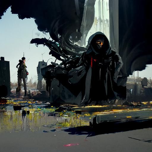 Dark End: A Mysterious Concept Art Illustration