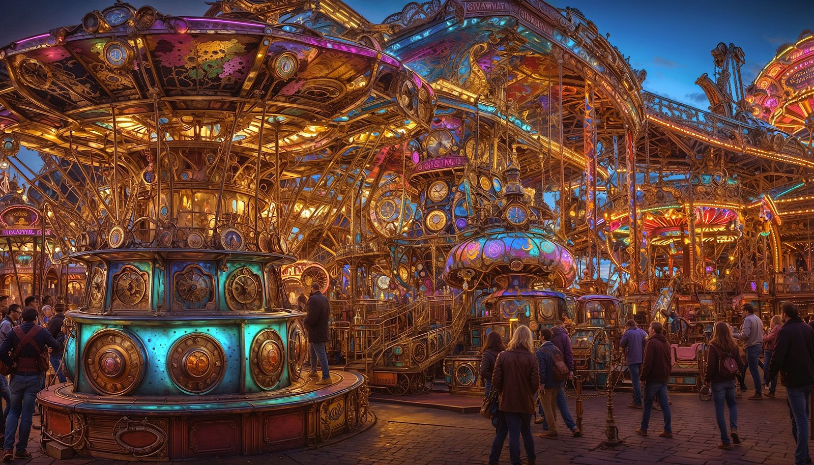 Exploring the attractions of an amusement park - Oldies Goldies #38