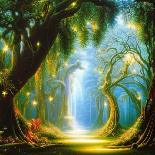 Enchanted Forest - AI Generated Artwork - NightCafe Creator