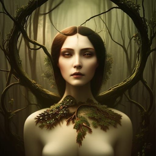 Dryad - Ai Generated Artwork - Nightcafe Creator